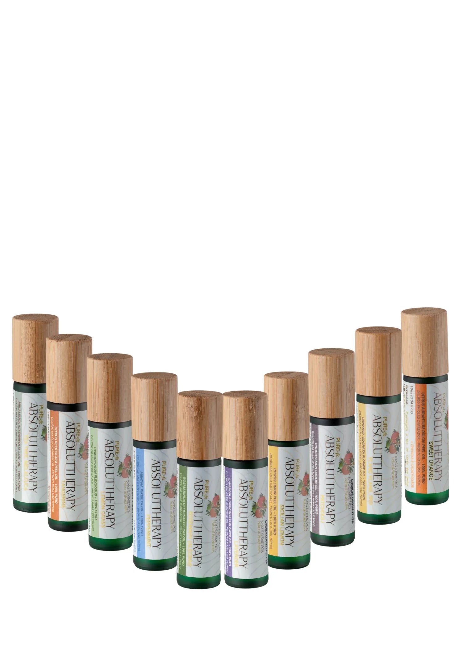 Mix Óleos Essenciais - 10 Aromas - Kaki Cosmetics