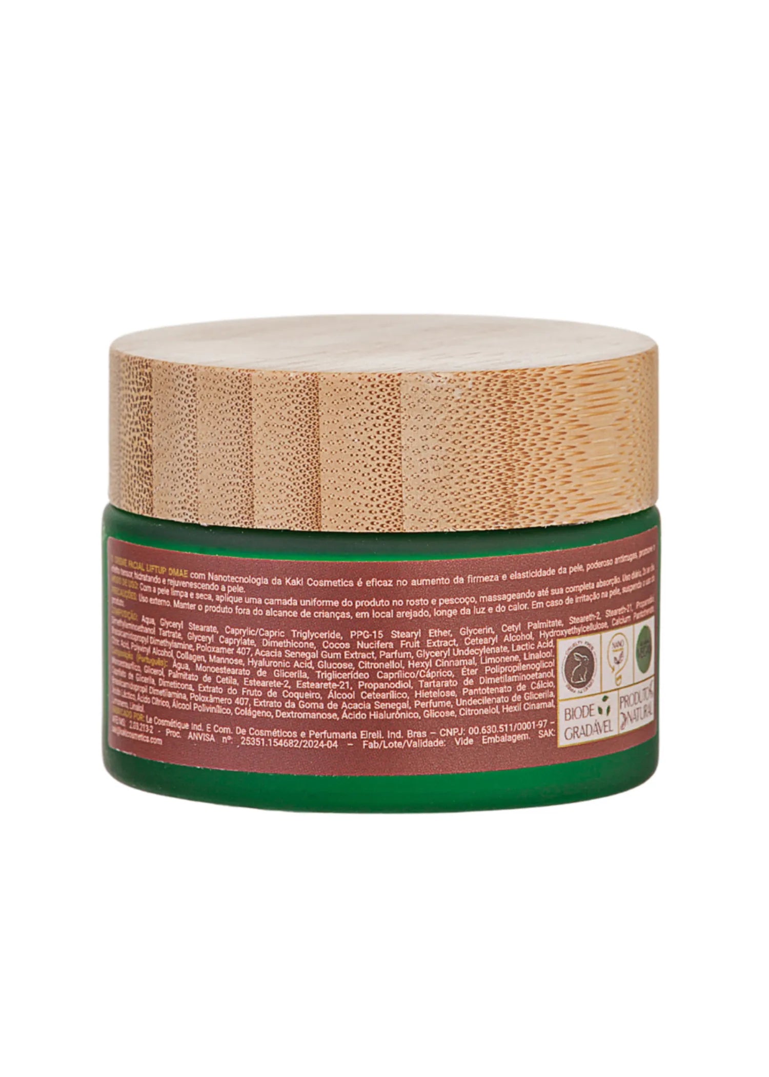 Creme Facial Anti-idade – LiftUP DMAE – Kaki Cosmetics