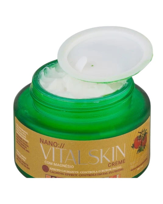 Creme Facial Antirosácea – VitalSkin – Vermelhidão – Kaki Cosmetics