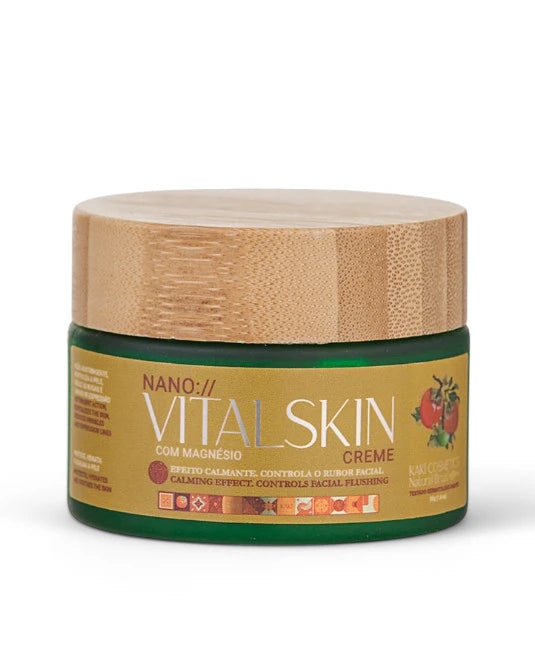 Creme Facial Antirosácea – VitalSkin – Vermelhidão – Kaki Cosmetics