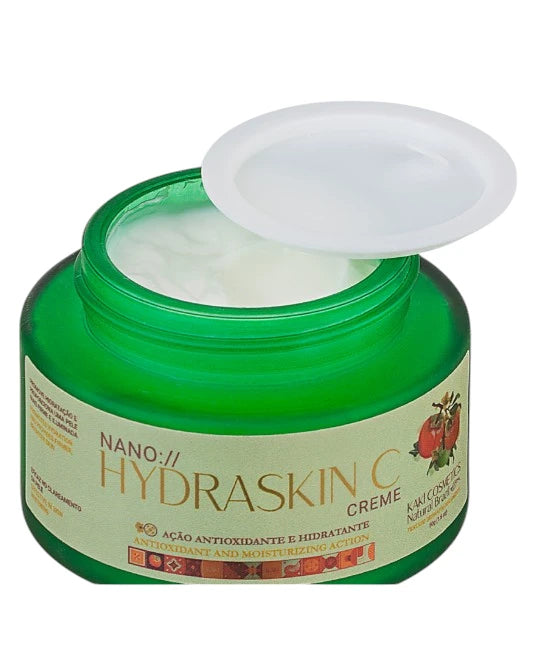 Creme Facial Vitamina C 10% – Hidratante - HydraSkin C – Kaki Cosmetics