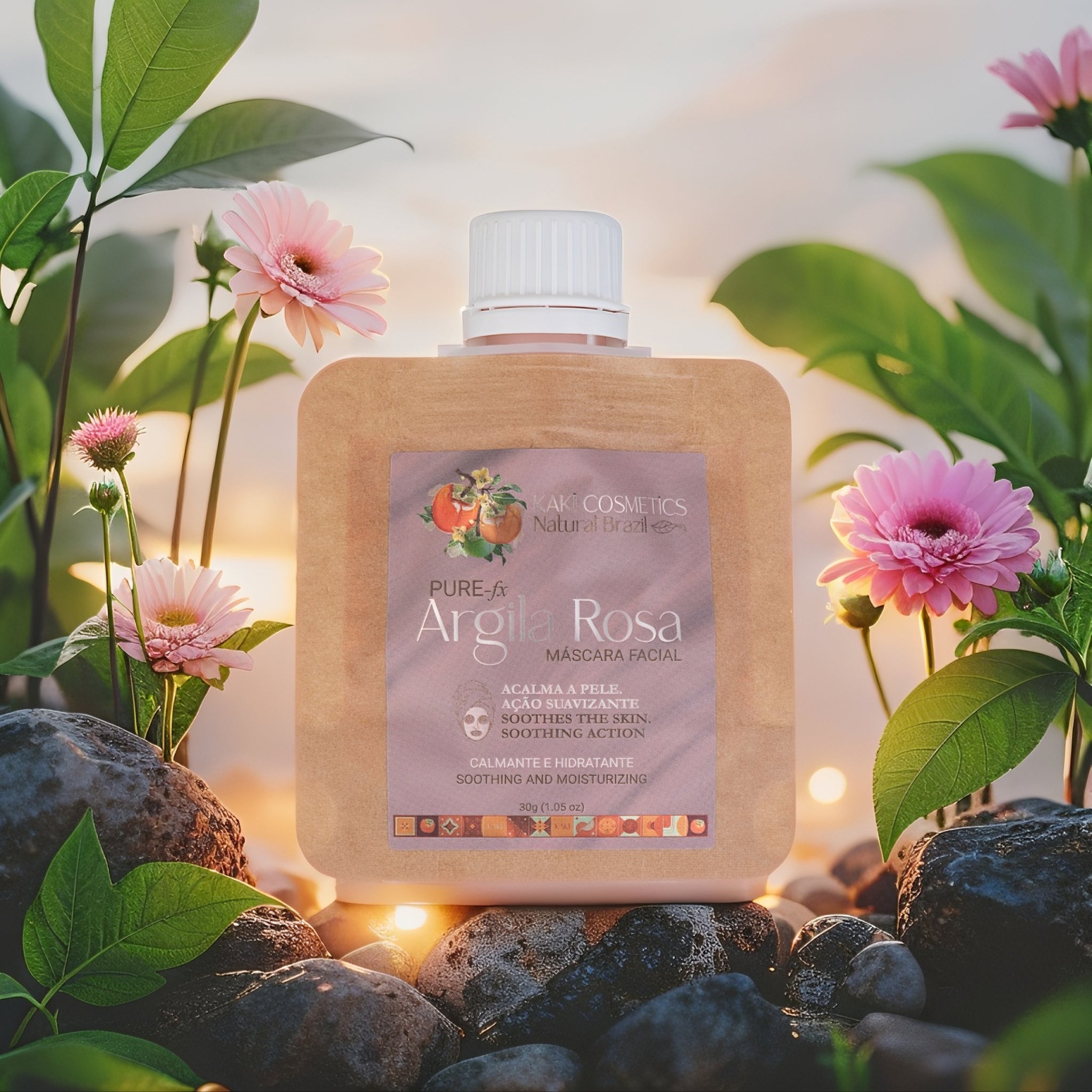 Máscara Facial Argila Rosa