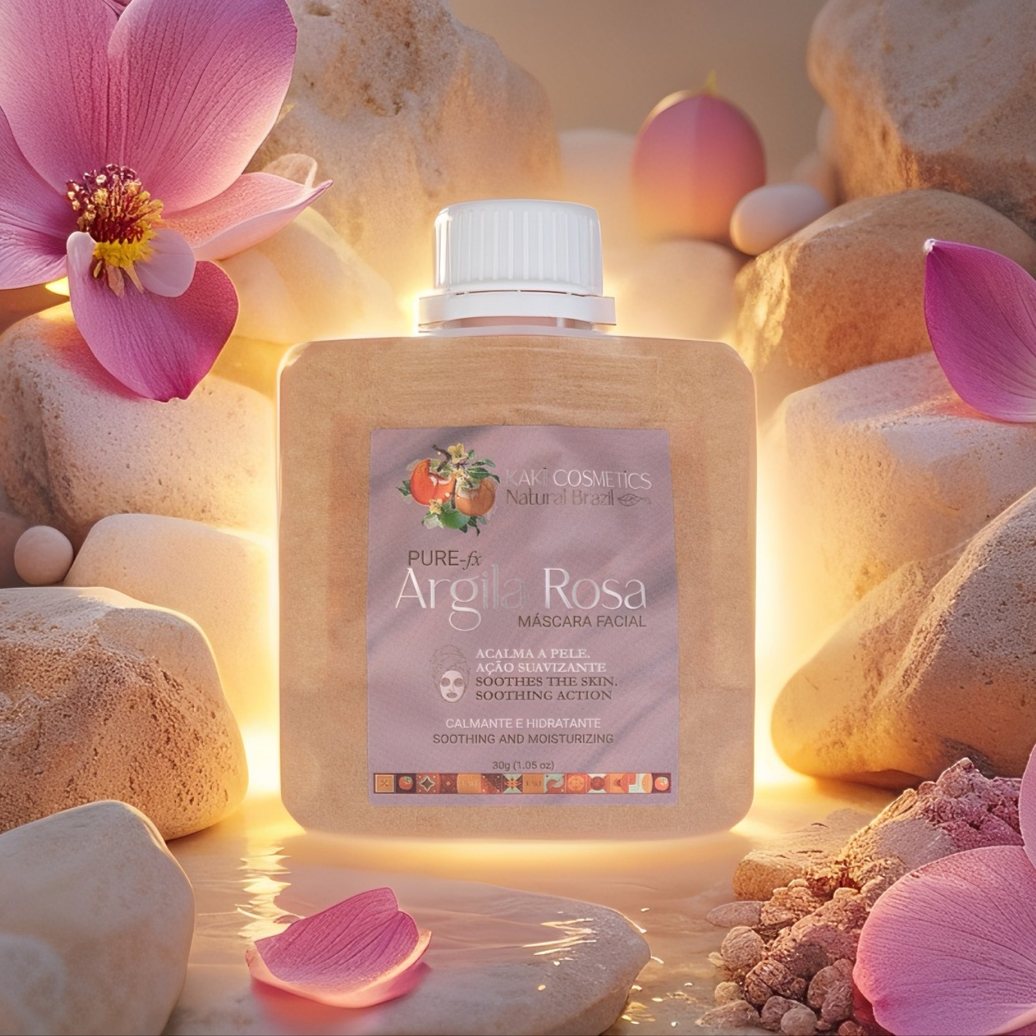 Máscara Facial Argila Rosa