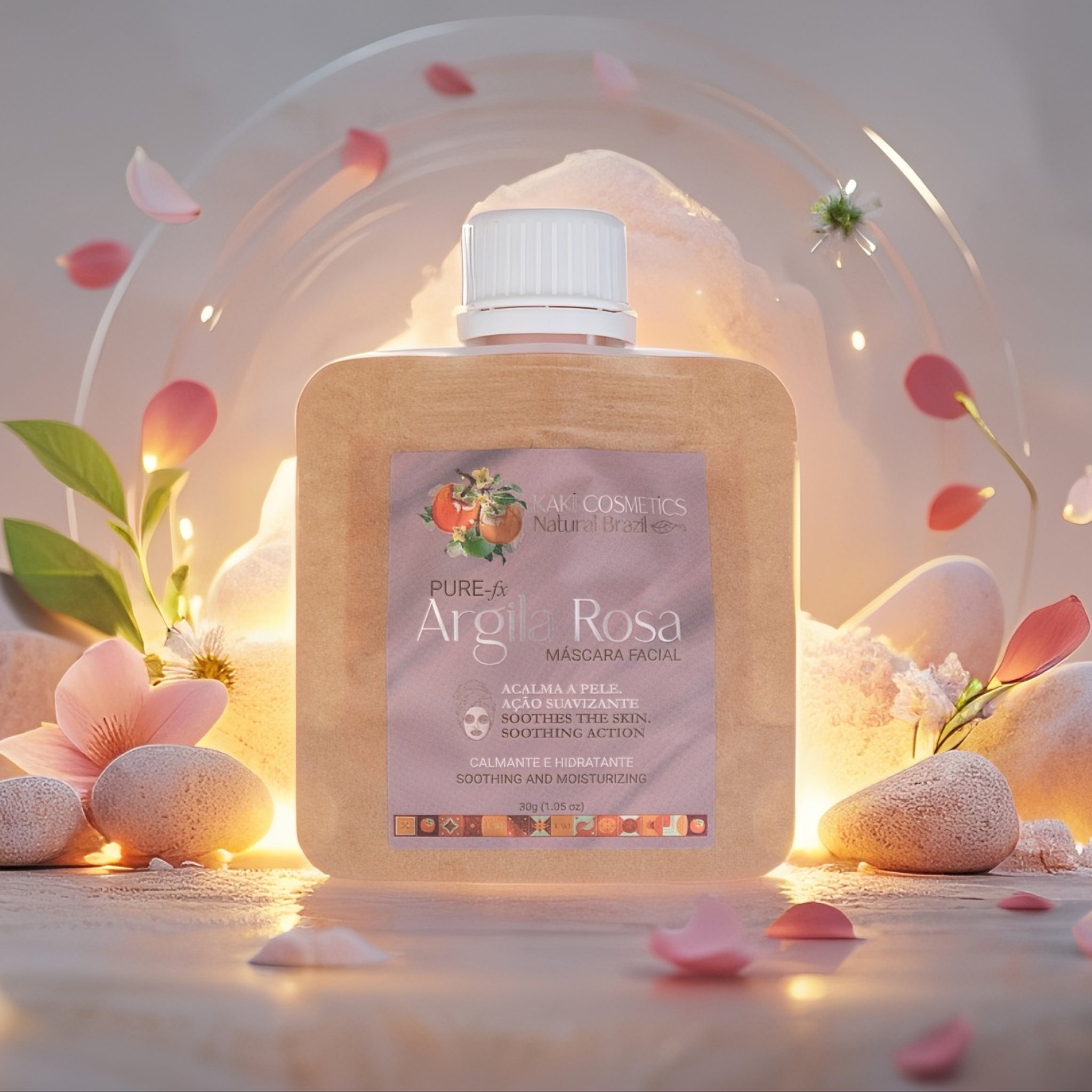 Máscara Facial Argila Rosa