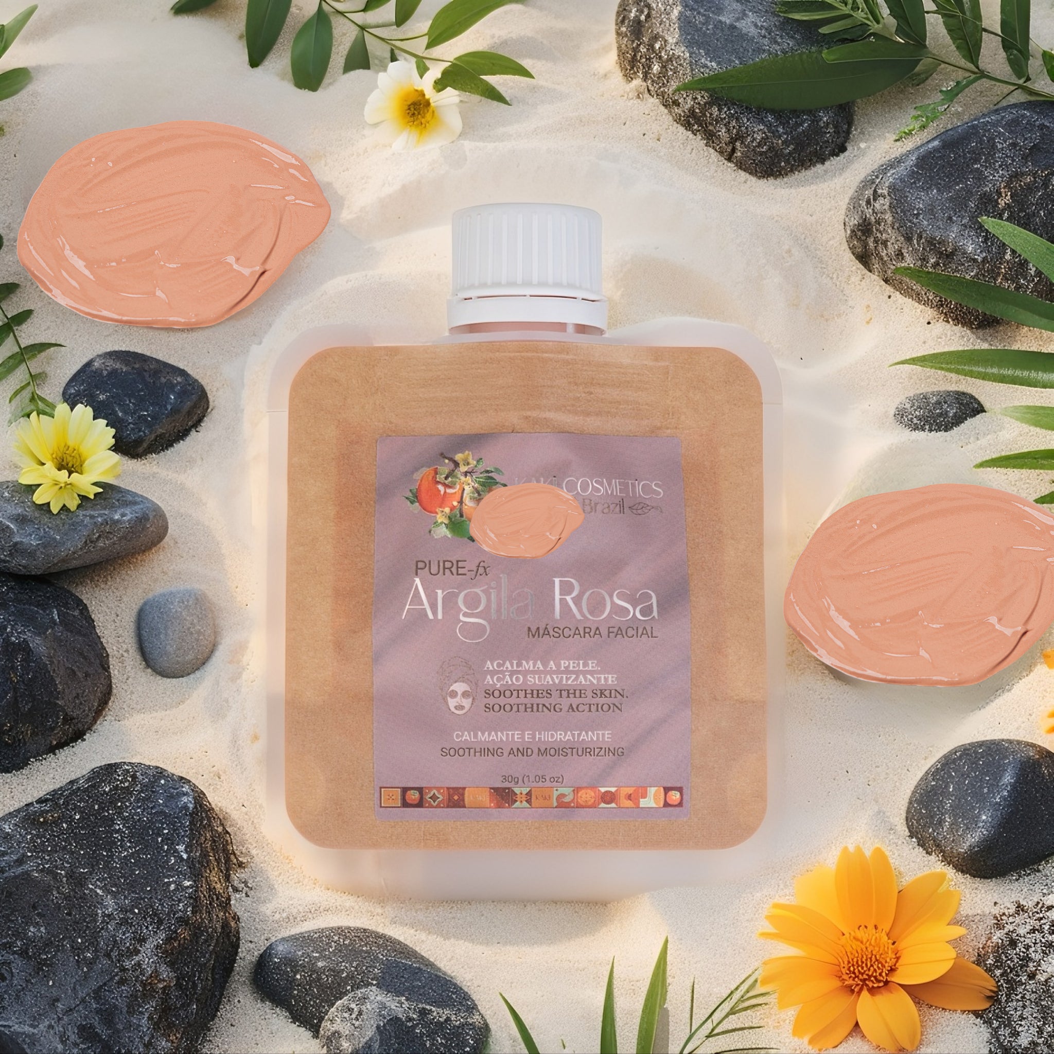 Máscara Facial Argila Rosa