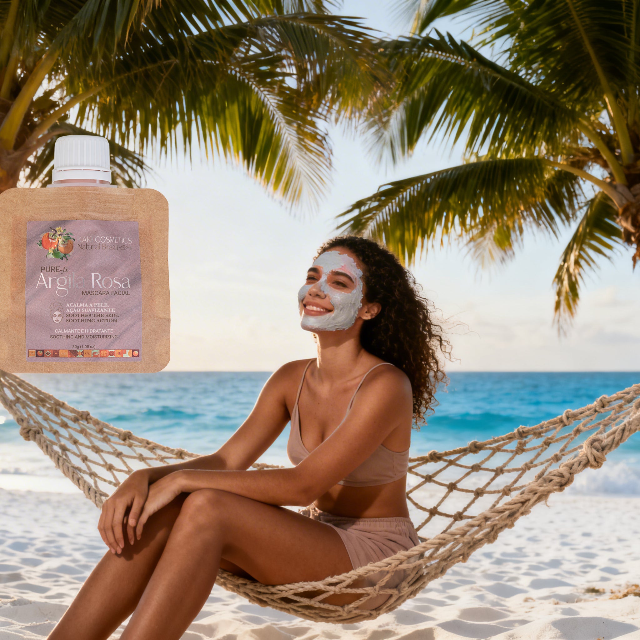 Máscara Facial Argila Rosa