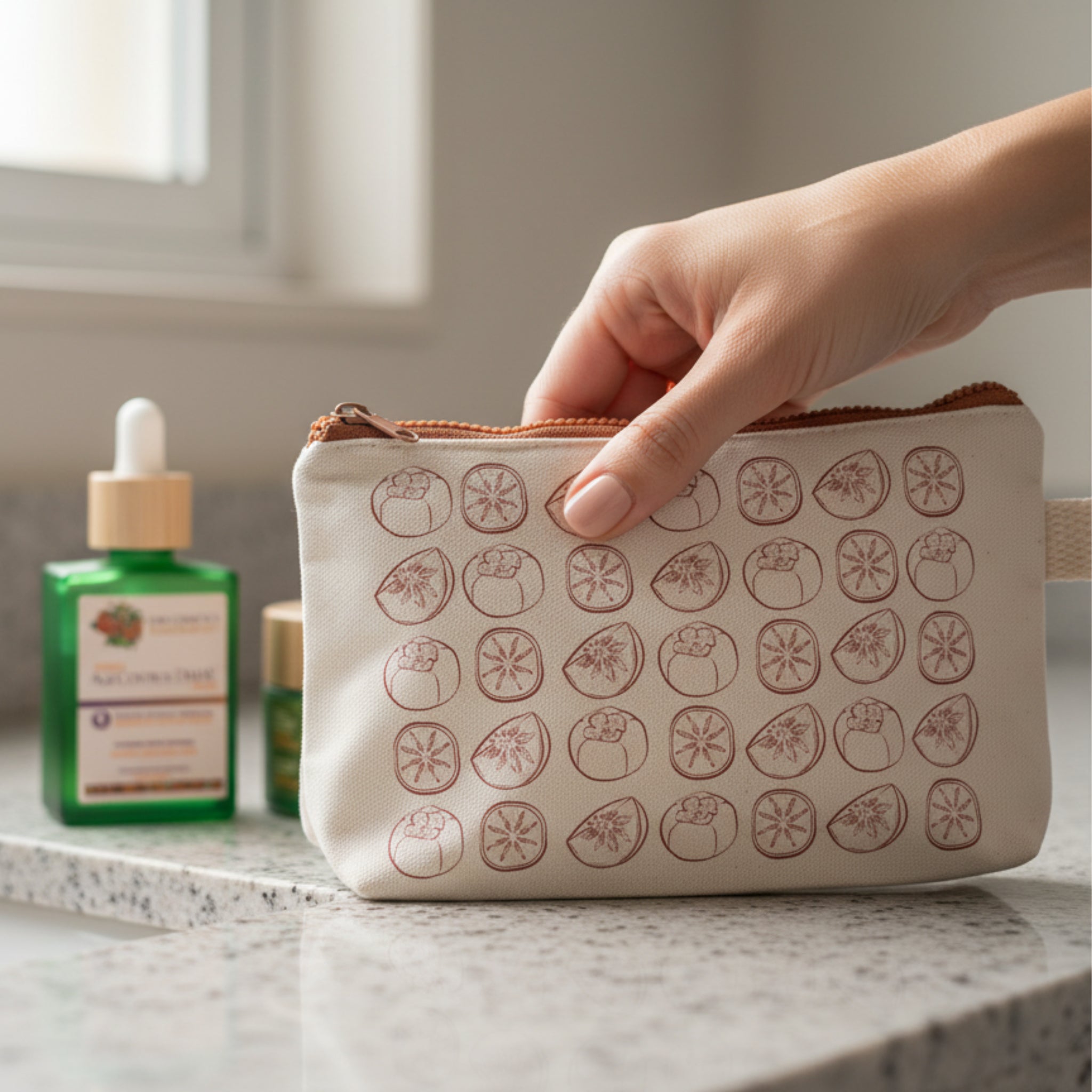 Nécessaire Algodão Cru