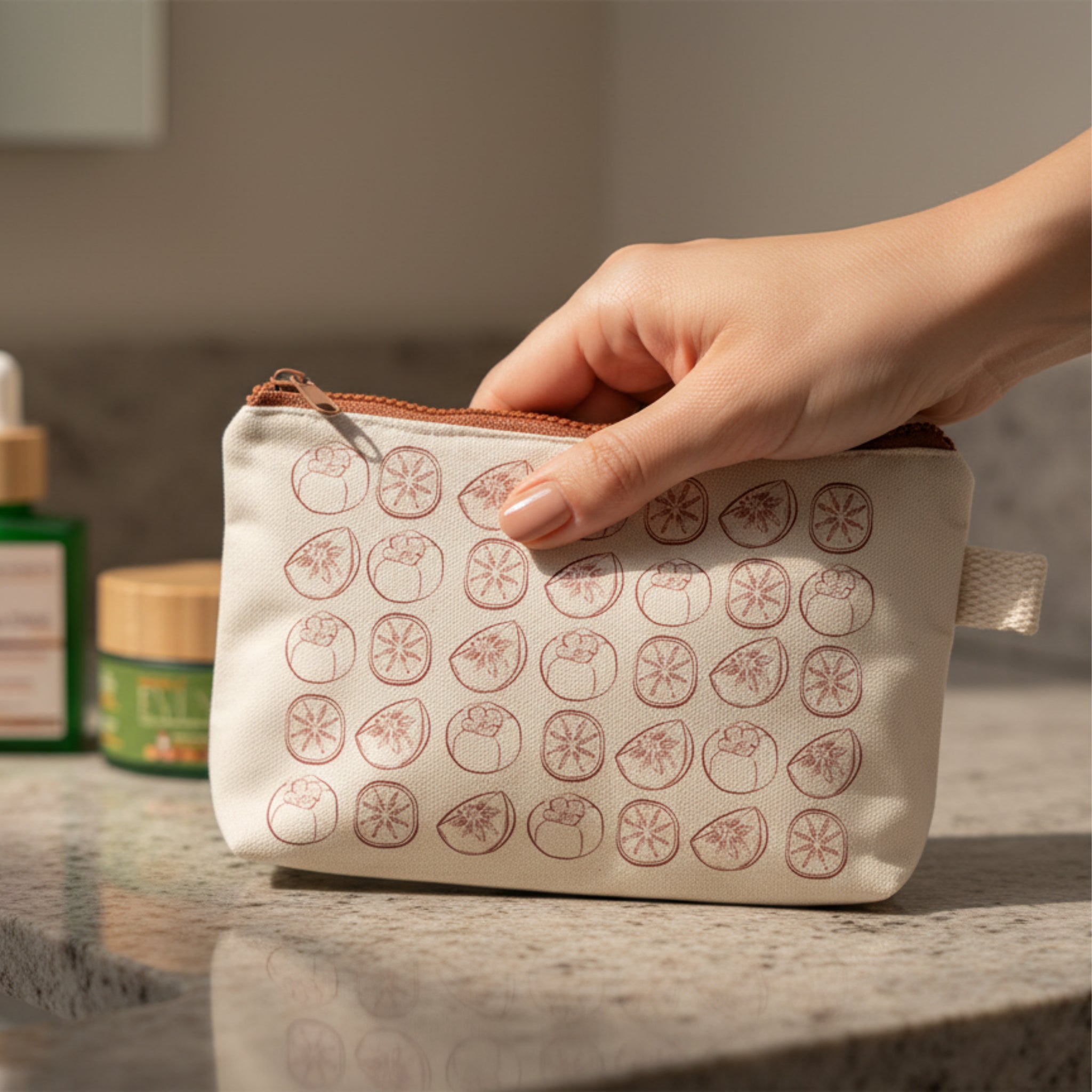 Nécessaire Algodão Cru