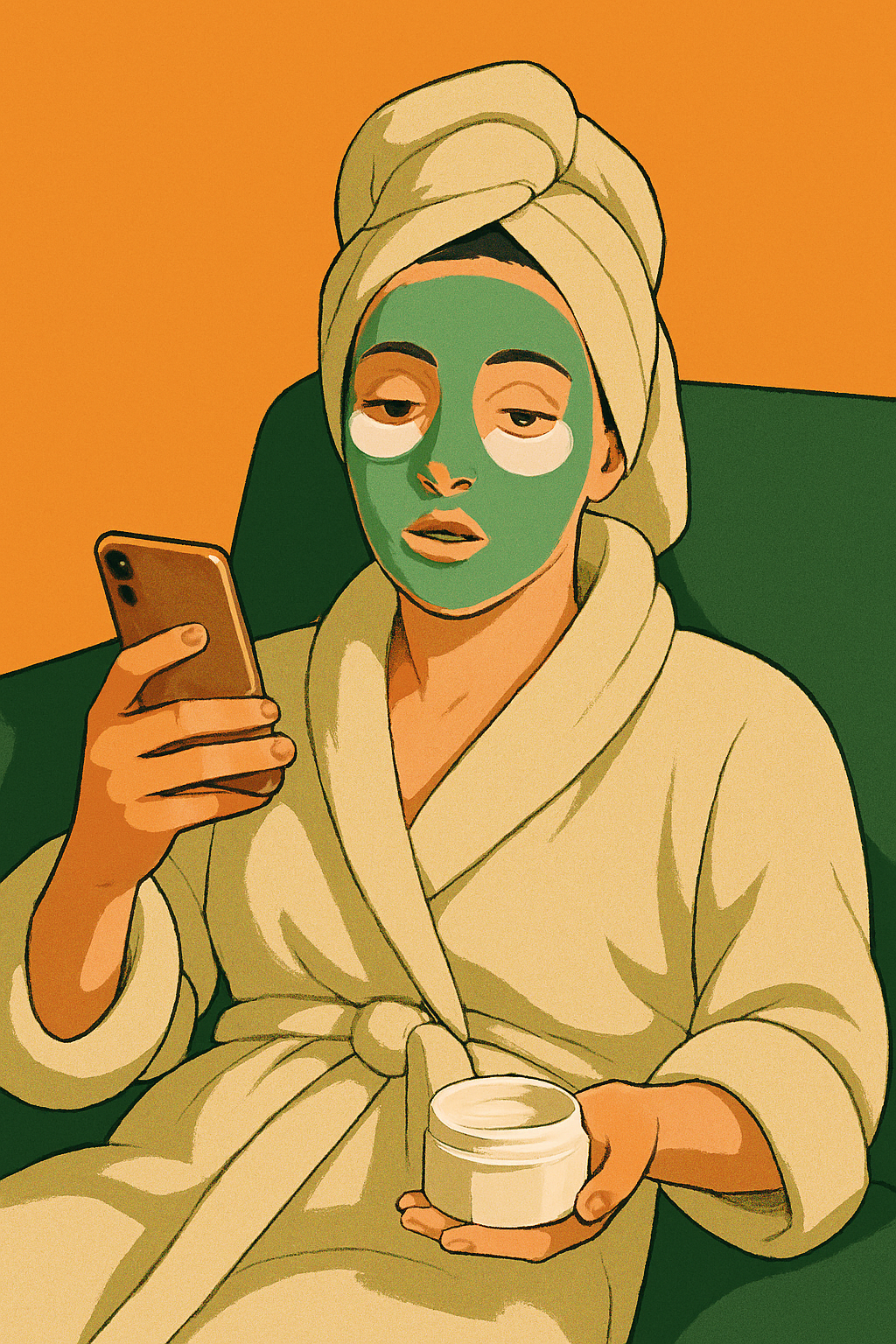 😌 Skincare de Preguiçoso: Máscaras e Óleos Essenciais para Dias de Pouca Vontade