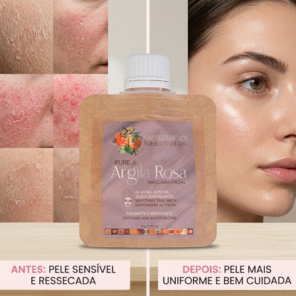 Máscara Facial Argila Rosa