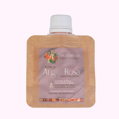 Máscara Facial Argila Rosa