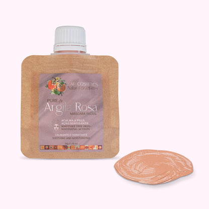 Máscara Facial Argila Rosa