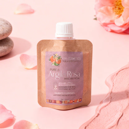 Máscara Facial Argila Rosa