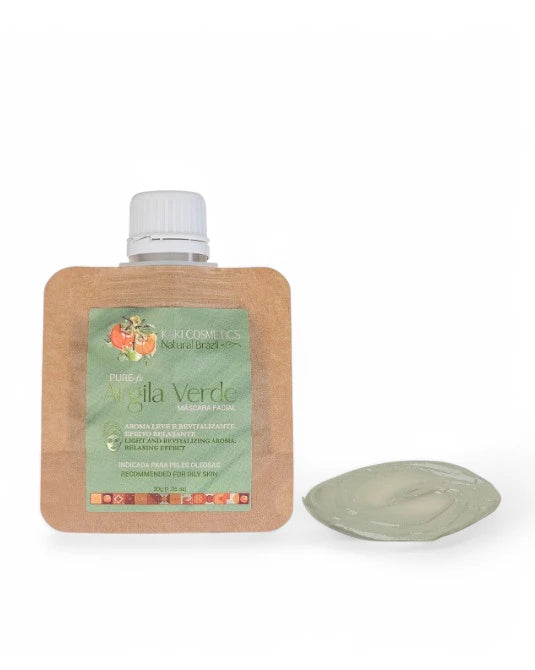 Máscara Facial de Argila Verde - Kaki Cosmetics