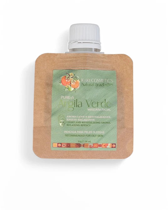 Máscara Facial de Argila Verde - Kaki Cosmetics