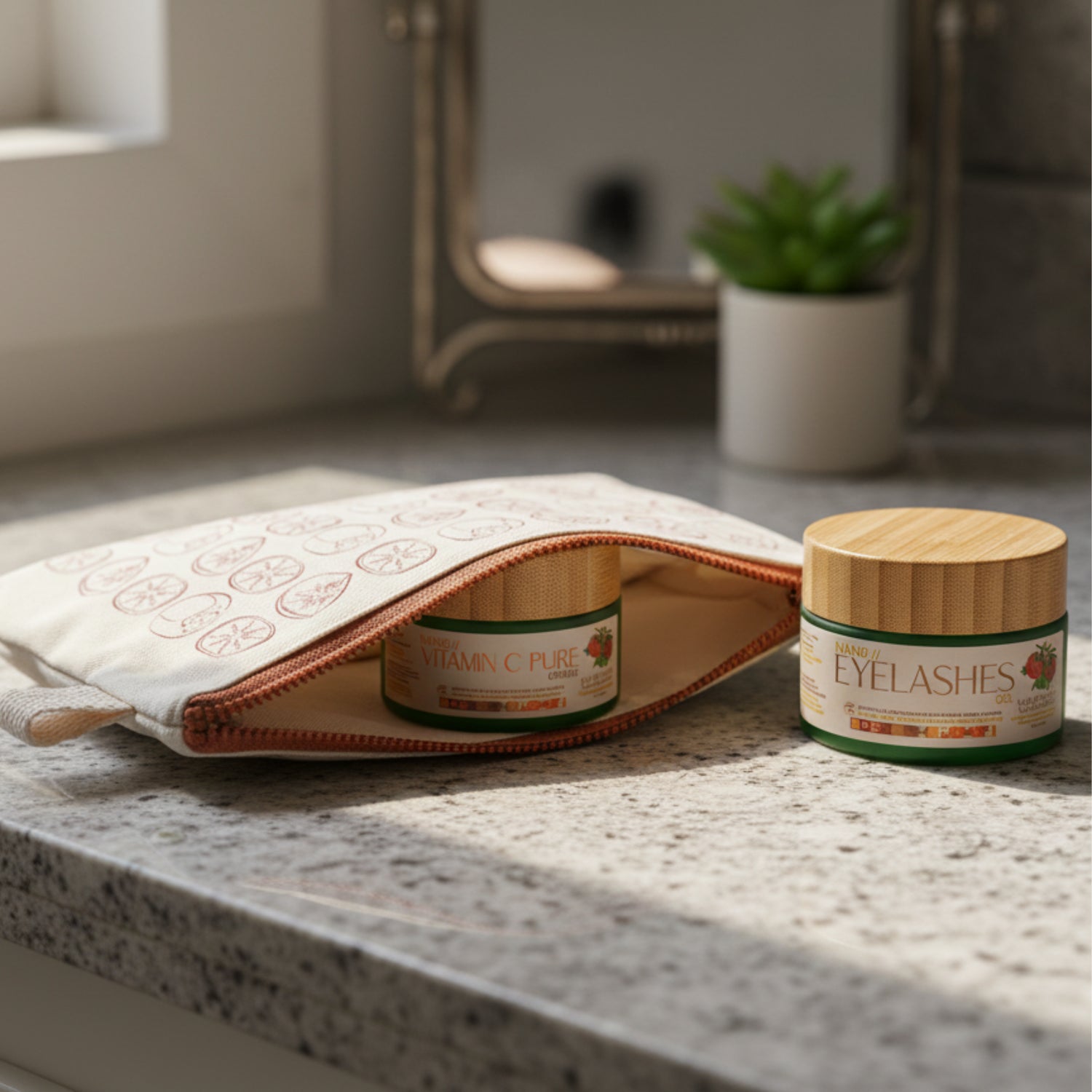 Nécessaire Algodão Cru