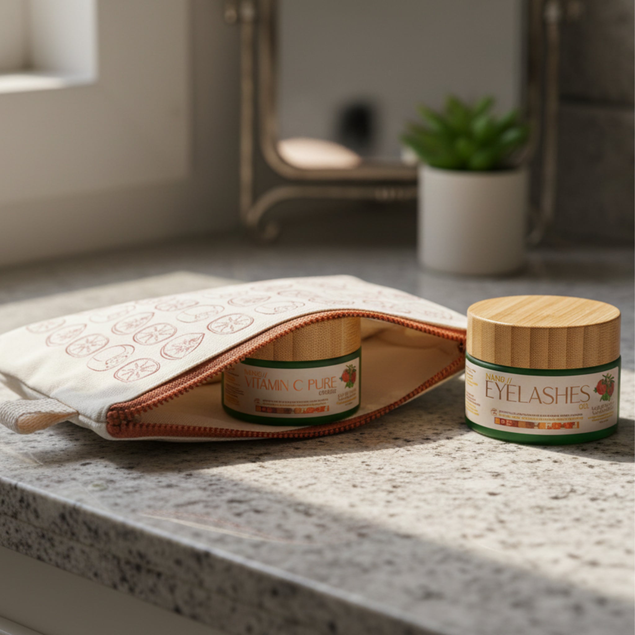 Nécessaire Algodão Cru